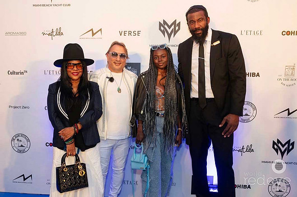 Sabrina Boasman, Simon Librati, Destinee Ross-Sutton & Amar'e Stoudemire
