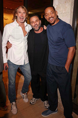 Michael Bay, David Grutman, & Will Smith